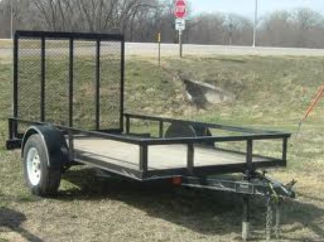 Where to rent Trailer - 4x6 Small Black in Iowa City IA